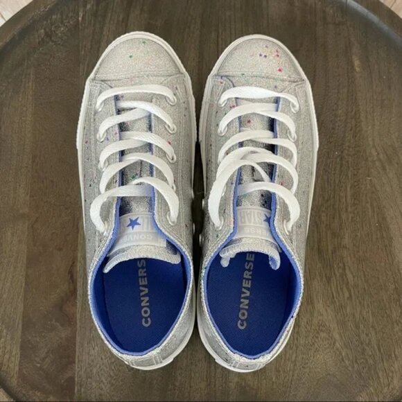 Converse Galaxy Shimmer Low Top - Youth size 5 - Picture 6 of 9